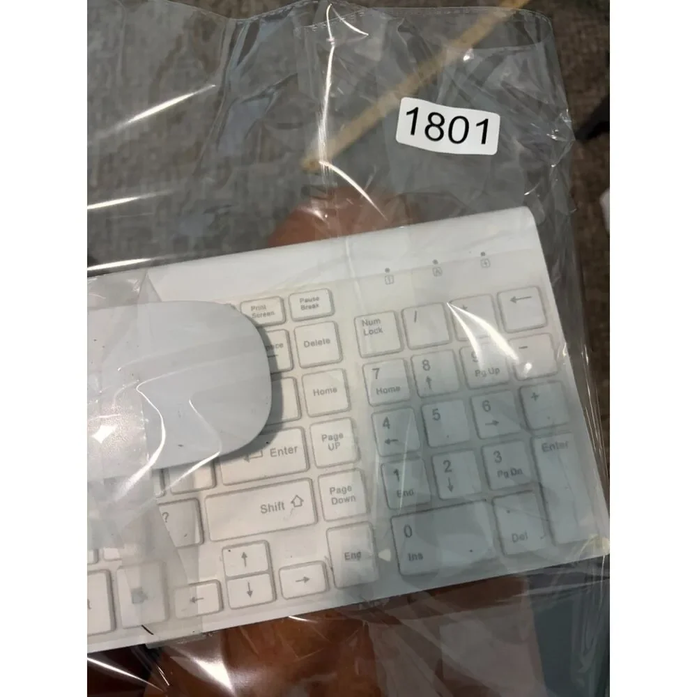 Topmate KM9000 Ultra Slim Wireless Keyboard and Mouse Combo White Silent | USB |